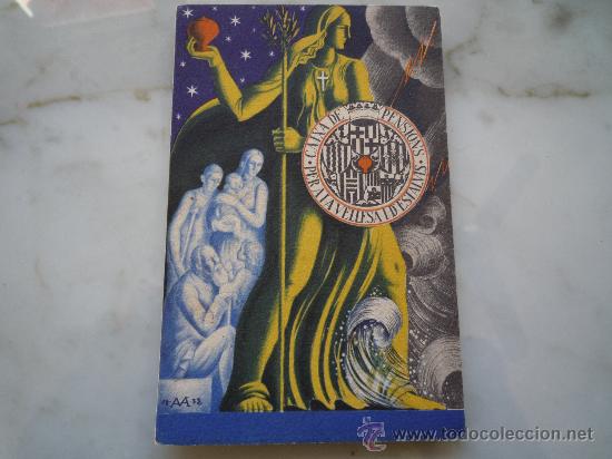 Cartoline: Postal cartel publicidad n&ordm; 2 Antoni Vila Arrufat 1933 Caixa Pensions Vellesa Estalvis Ed. catalana