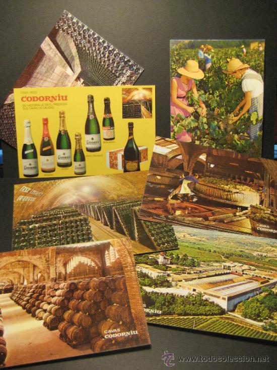 Postales: ESTUCHE CON 8 POSTALES CAVA CODORNIU. SANT SADURNI DANOIA - Foto 2