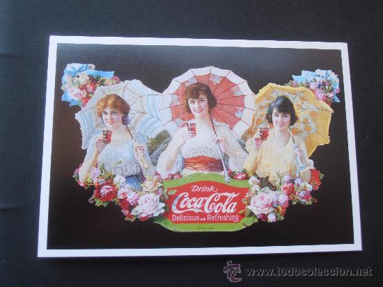 Postales: Bonita postal de la casa Coca Cola sin escribir - Foto 1