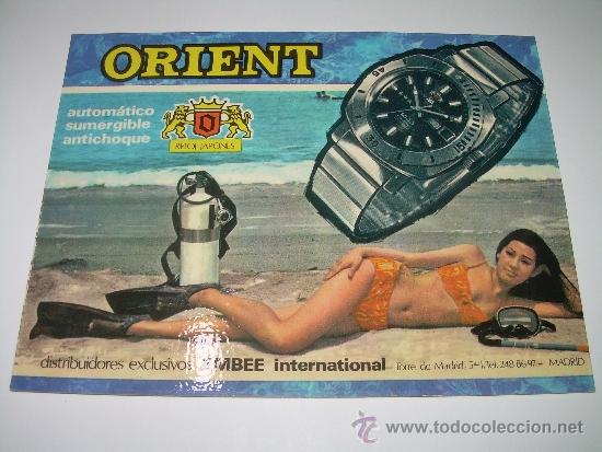Postales: POSTAL.....RELOJ ORIENT - Foto 1
