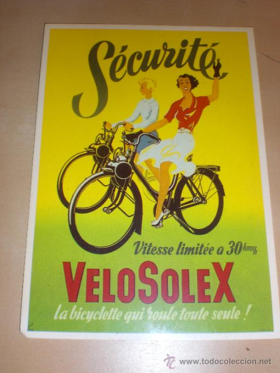 Postales: TARJETA POSTAL VELOSOLEX - Foto 1