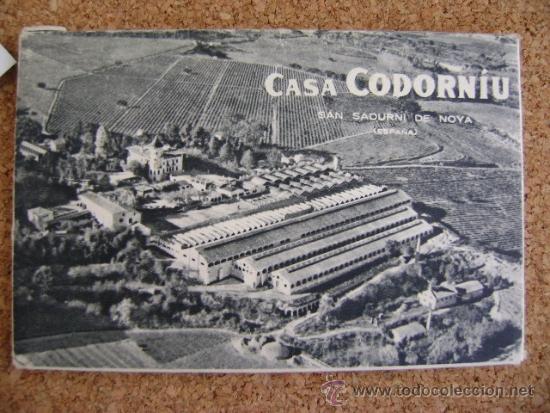 Postales: Lote 9 postales Codorniu con estuche, 1960 - Foto 1