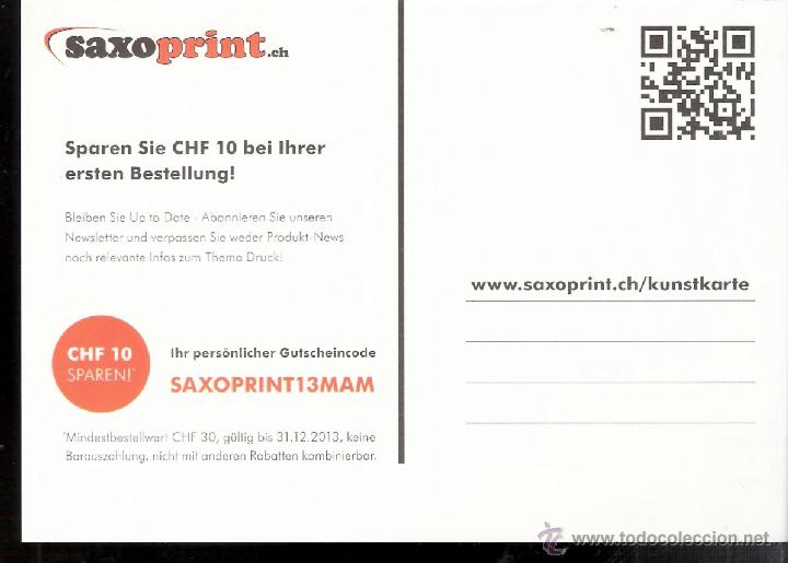 Postales: Saxoprint. Suiza. - Foto 2