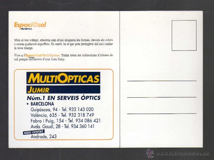 Postales: TARJETA POSTAL MULTI&Oacute;PTICAS JUMIR (barcelona) - Foto 2