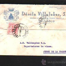 Postales: TARJETA POSTAL PUBLICITARIA. DAVILA VILLALOBOS, VALLADOLID. 1944