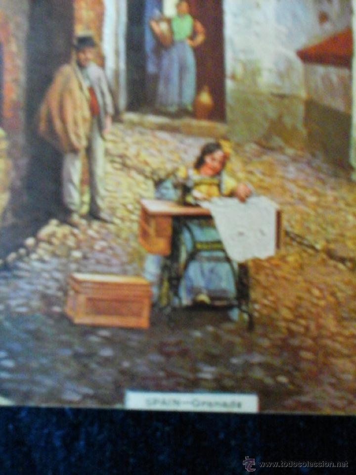 Postales: POSTAL PUBLICITARIA DE SINGER - ESPA&Ntilde;A - Foto 1