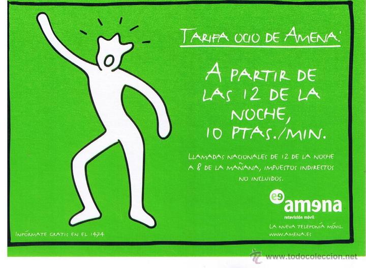 Postales: POSTAL: TARIFA OCIO DE AMENA - Foto 1