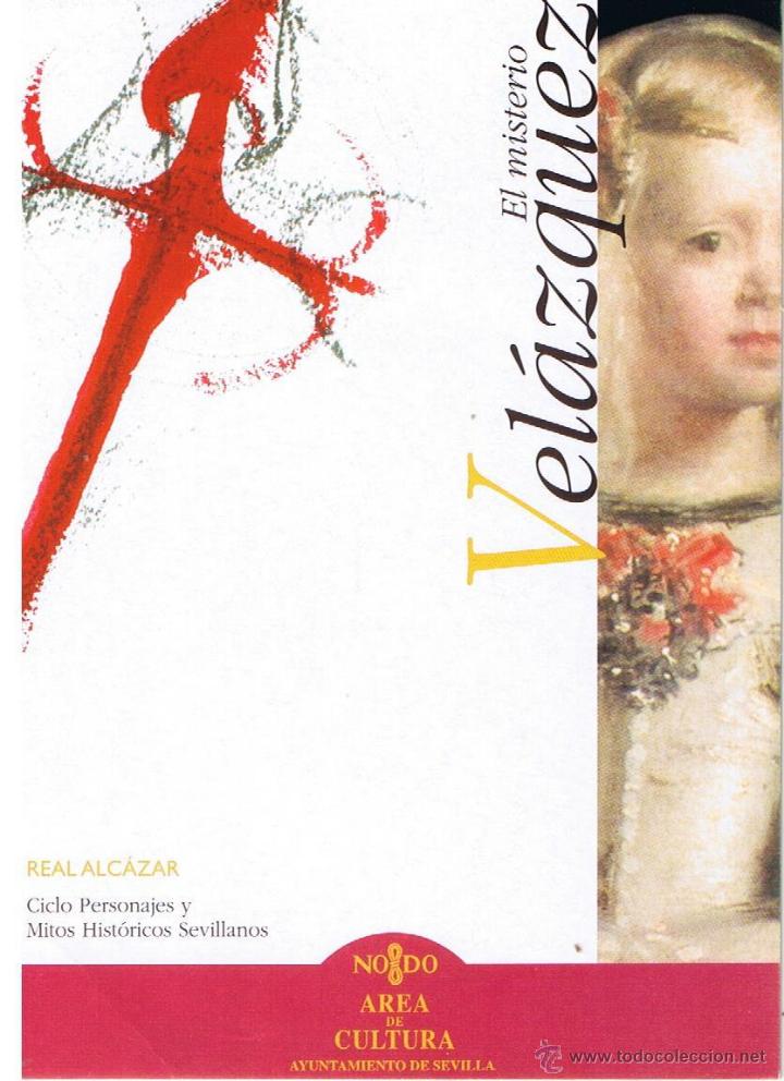 Postales: POSTAL: EL MISTERIO VELAZQUEZ. AREA DE CULTURA. AYUNTAMIENTO DE SEVILLA