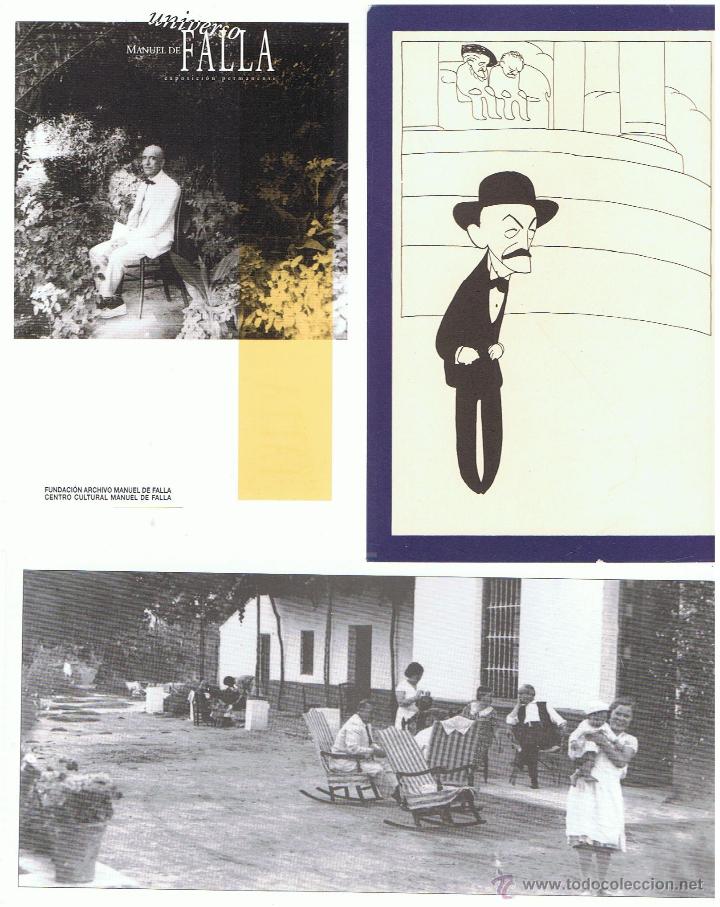 Postales: CONJUNTO DE 5 TARJETAS DE LORCA Y FALLA. - Foto 2