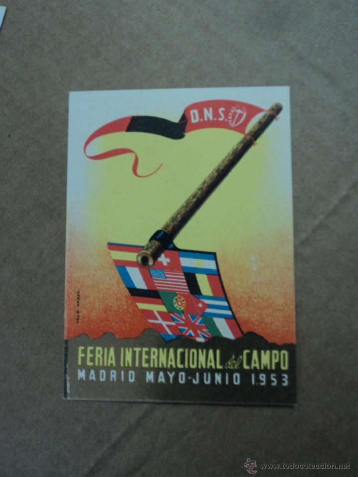 Postales: Feria Internacional del Campo Madrid 1953 - Foto 1