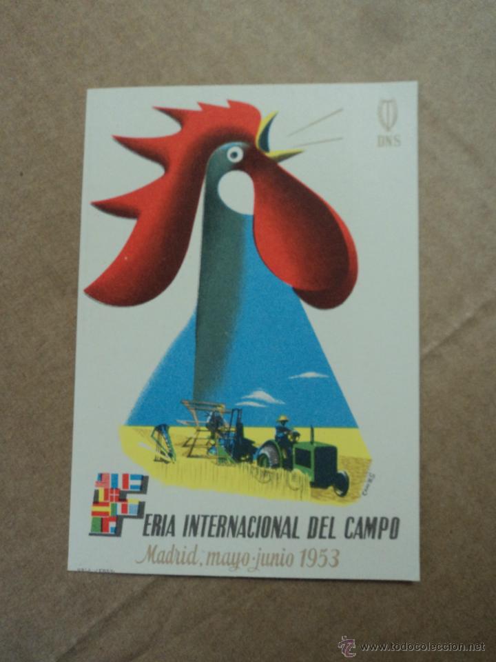 Postales: Feria Internacional del Campo Madrid 1953 - Foto 1