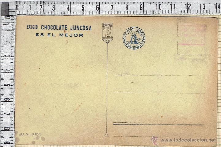 Postales: POSTAL PUBLICIDAD CHOCOLATES JUNCOSA - Foto 2