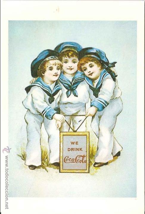 Postales: COCA-COLA, REPRODUCCI&Oacute;N ANUNCIO PUBLICADO EN 1894 - SIN CIRCULAR