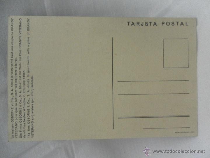 Postales: Tarjeta Postal. Publicidad de Osborne. Brandy - Foto 2