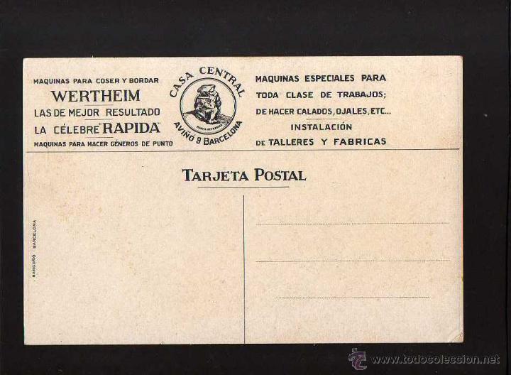 Postales: Postal publicitaria. Wertehim. Barcelona. - Foto 2