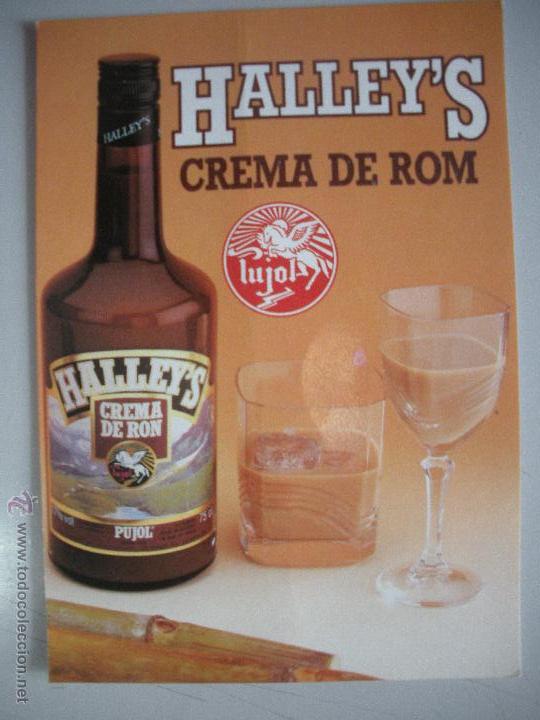 Postales: MAGNIFICA POSTAL DE - HALLEYS - CREMA DE ROM - - Foto 1