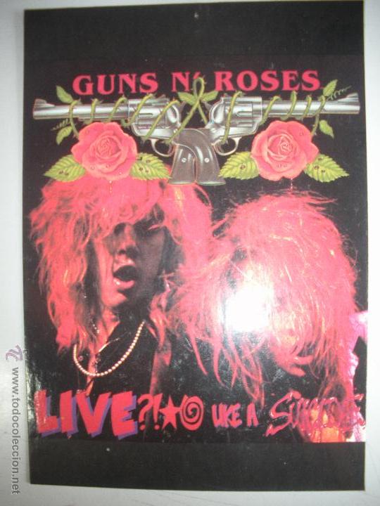 Postales: MAGNIFICA POSTAL DE - GUNS - N `ROSES -MADE IN E.E.C. - - Foto 1