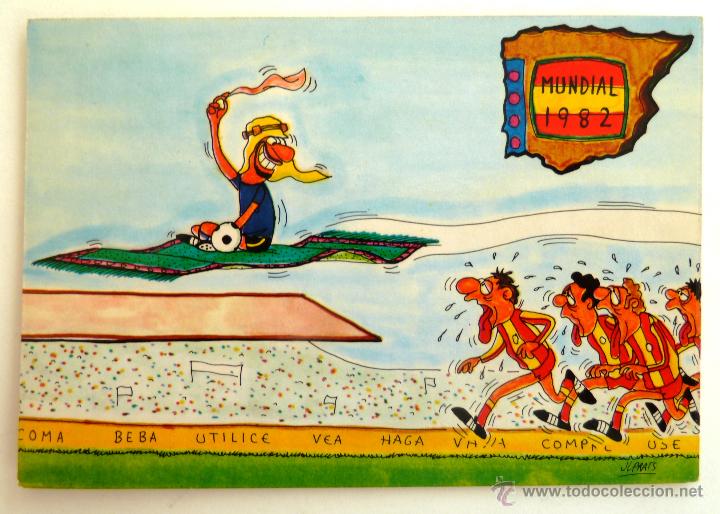 Postales: POSTAL MUNDIAL DE FUTBOL 1982. COMIC. N&ordm; 13.