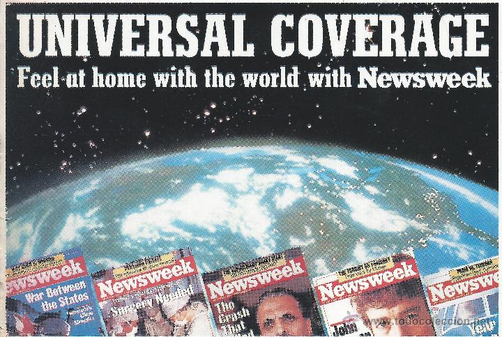 Postales: universal coverage feel at home with the world with newsweek