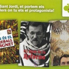 Postales: POSTAL POLITICA JOVES D´ESQUERRA VERDA - CAMP DE TARRAGONA - LLIBRES PER SANT JORDI- 2012 - VER FOTO