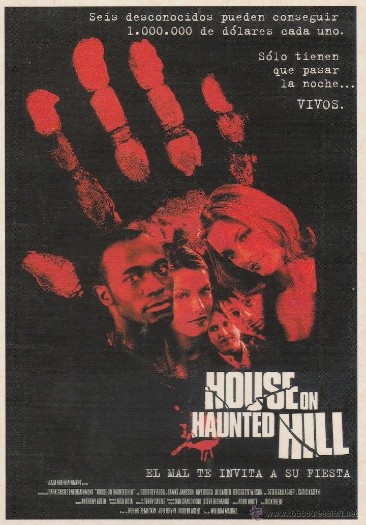 Postkarten: N&ordm; 18399 POSTAL PUBLICIDAD CINE PELICULA HOUSE ON HAUNTED HILL