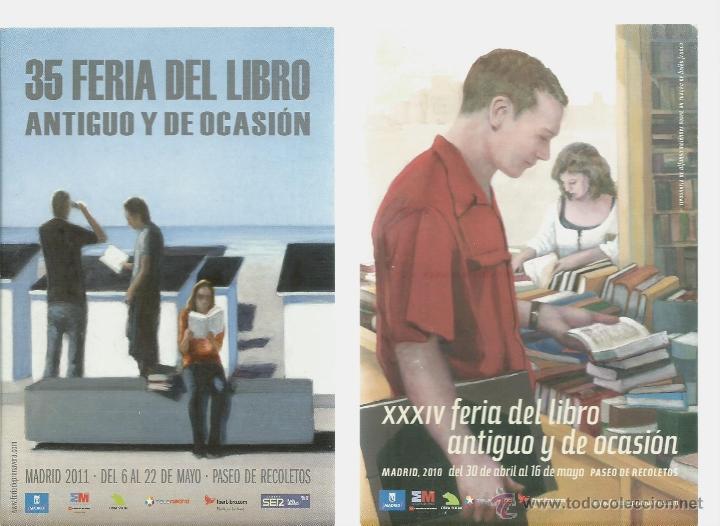 Postales: 6 POSTALES PUBLICITARIAS DE - LA FERIA DEL LIBRO EN MADRID SIN CIRCULAR - Foto 3
