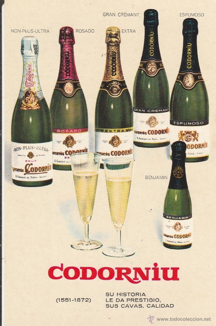 Postales: N&ordm; 23563 POSTAL PUBLICIDAD CODORNIU - Foto 1