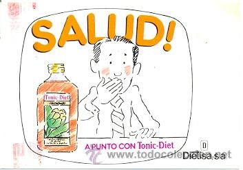 Postales: 72-publi62. Postal A punto con Tonic-Diet. Dietisa S.A.