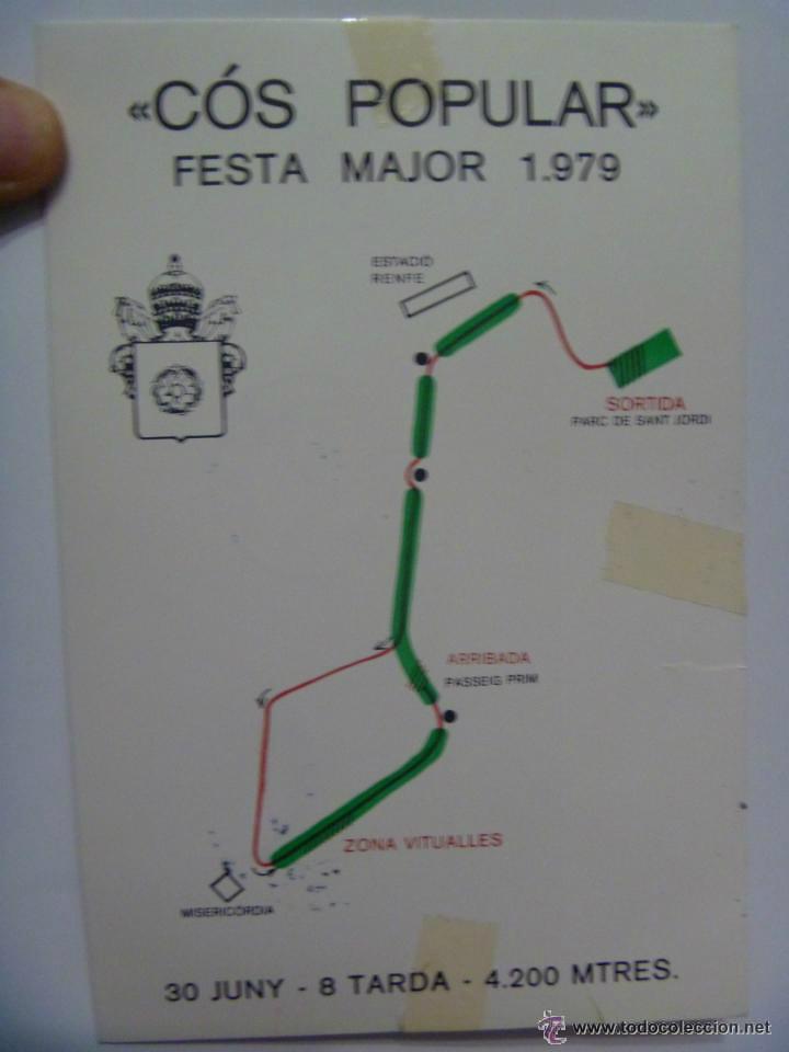 Postcards: POSTAL PUBLICITARIA DE LA &uml; COS POPULAR &uml; DE 1979 , DE REUS