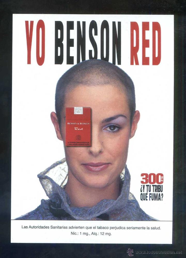 Postales: Tabaco. *Benson - Yo Benson Red...* Lote 6 diferentes. Nuevas. - Foto 5