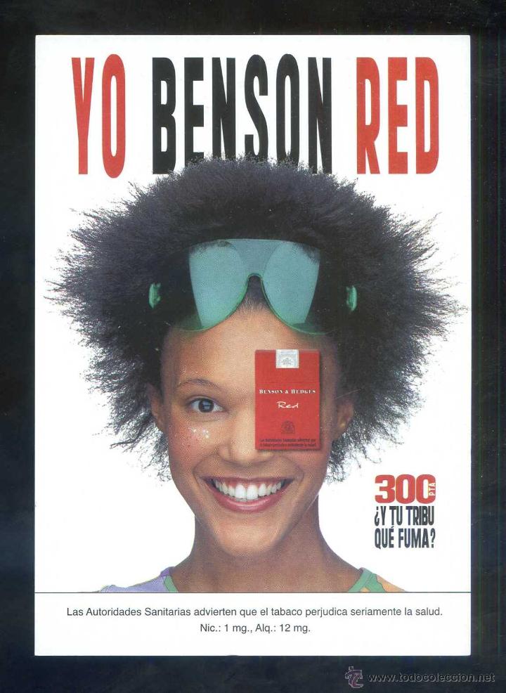 Postales: Tabaco. *Benson - Yo Benson Red...* Lote 6 diferentes. Nuevas. - Foto 11