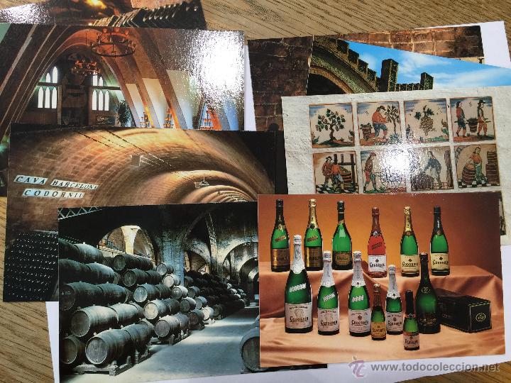 Postais: CAVAS CODORNIU - SANT SADURNI D&acute;ANOIA -  8 TARJETAS POSTALES - VINO - VENDIMIA - A&Ntilde;O 1992