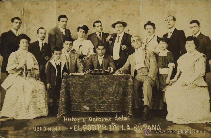 Cartes Postales: TEATRO EL PODER DE LA SOTANA - FOTOGRAFICA SIN CIRCULAR Y DORSO DIVIDIDO