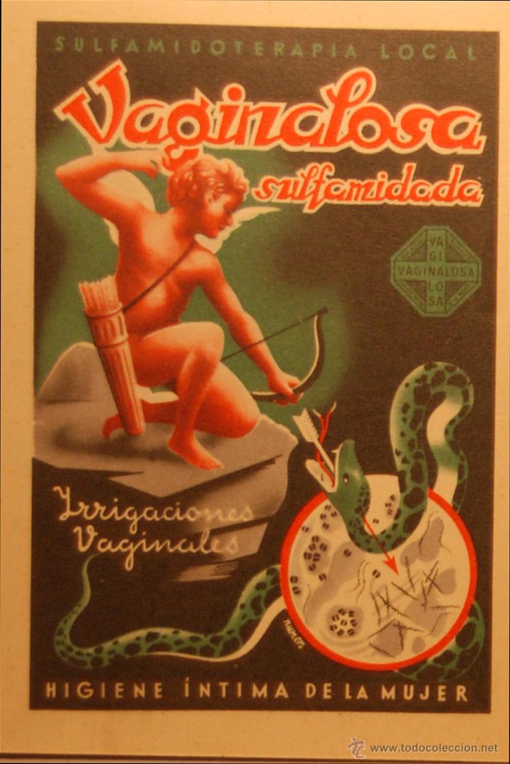 Cartes Postales: SULFAMIDA VAGINALOSA - ILUSTRADA SIN CIRCULAR Y DORSO DIVIDIDO