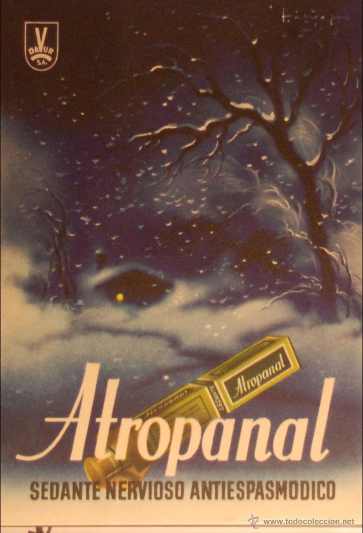 Cartes Postales: ATROPANAL - ILUSTRADA SIN CIRCULAR Y DORSO DIVIDIDO