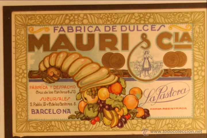 Cartes Postales: DULCES MAURI & CIA. - ILUSTRADA SIN CIRCULAR Y DORSO DIVIDIDO