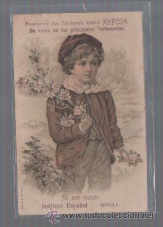 Postcards: TARJETA POSTAL PUBLICITARIO. PERFUMES ANFORA. SEVILLA. N&ordm; 470