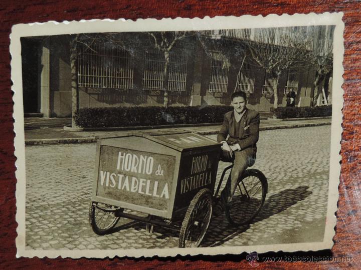 Perforar Silla chocolate fotografia de triciclo de reparto del horno de - Compra venta en  todocoleccion