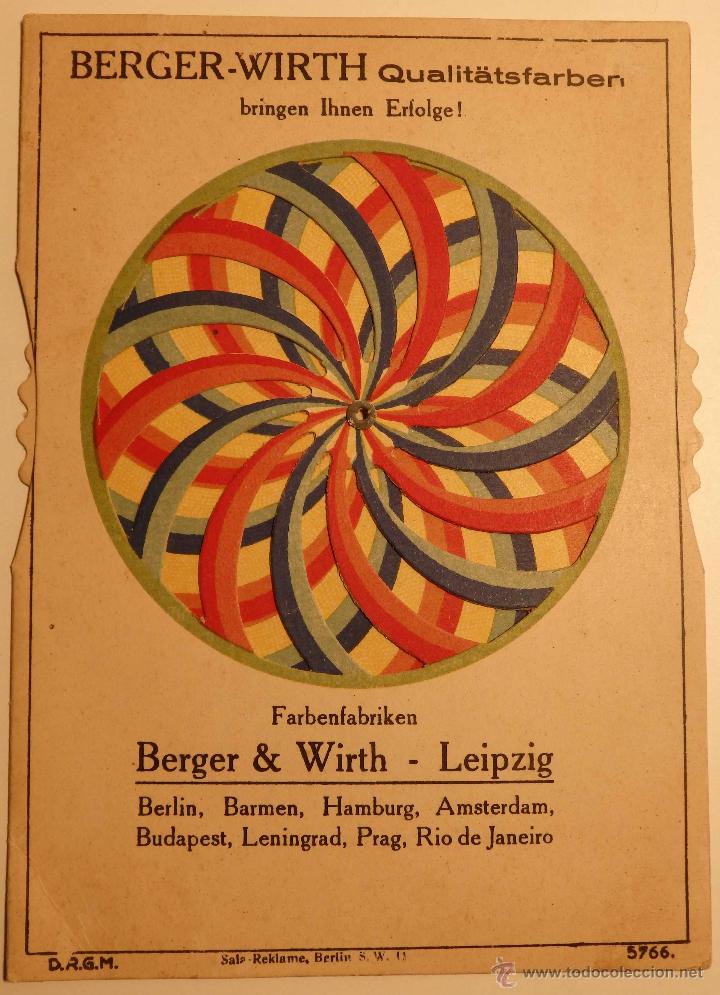 Postales: BERGER & WIRTH Farbenfabriken LEIPZIG - Foto 1