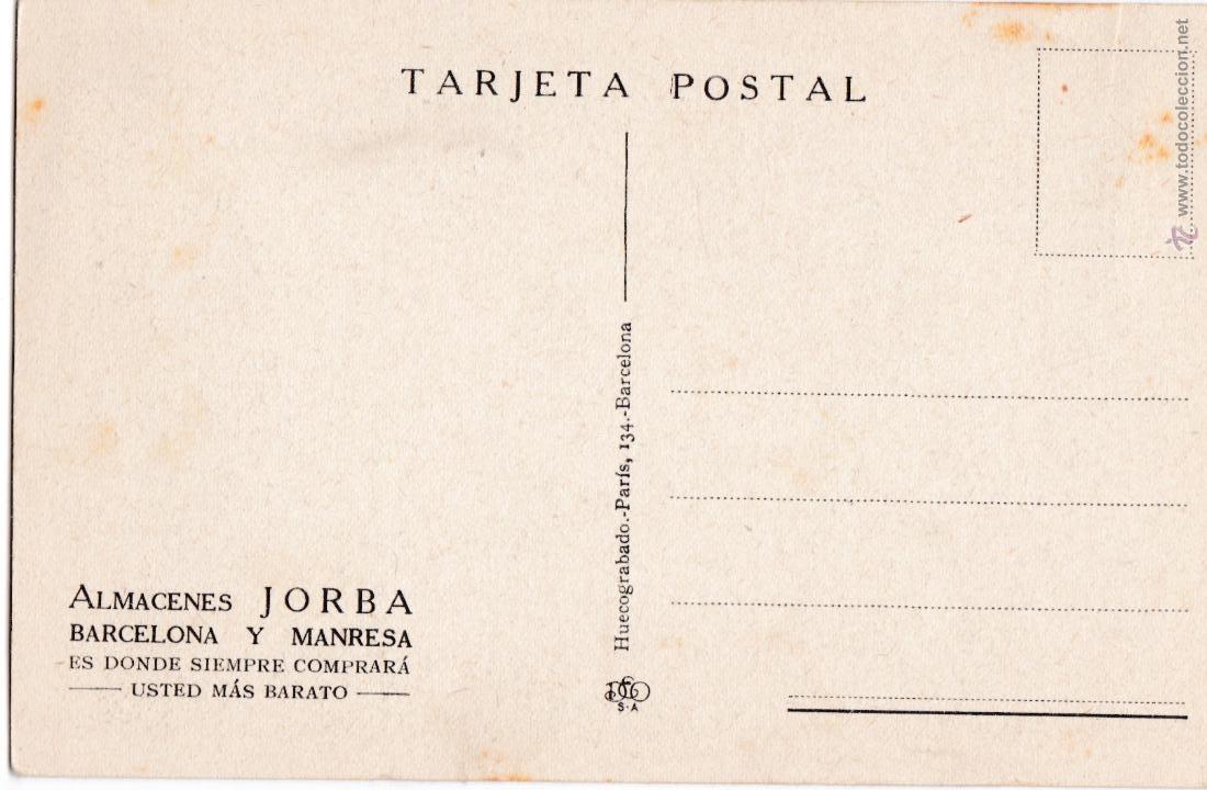 Postales: P- 2556. POSTAL ALMACENES JORBA. N&ordm; 10. - Foto 2