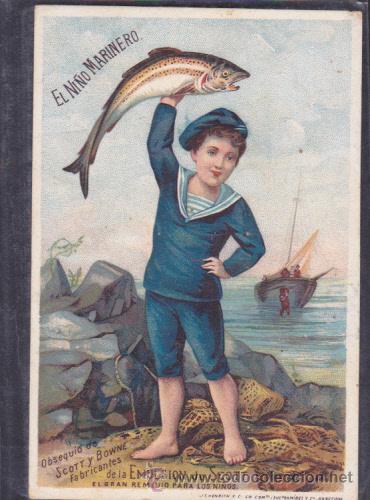 Postales: PUBLICIDAD EMULSION SCOTT - Foto 1