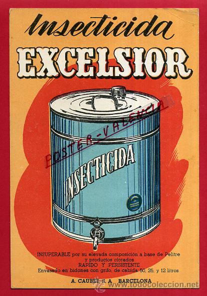 Postales: POSTAL PUBLICIDAD, PUBLICITARIA, INSECTICIDA EXCELSOR, P81567