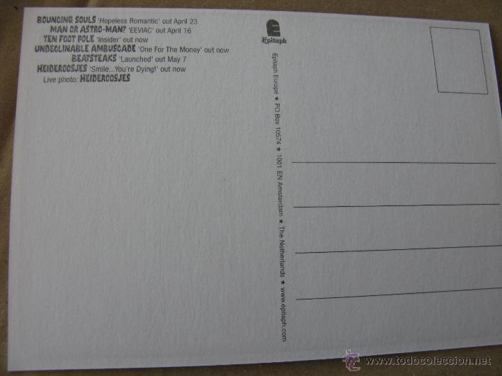 Postales: GREETINGS FROM HELL. 1001 EN AMSTERDAM. - Foto 2