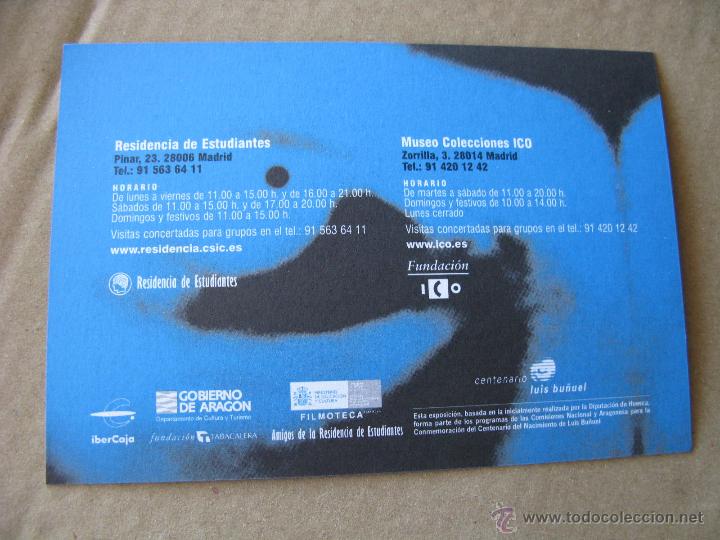 Postales: LUIS BU&Ntilde;UEL. EL OJO DE LA LIBERTAD. 2000. - Foto 2