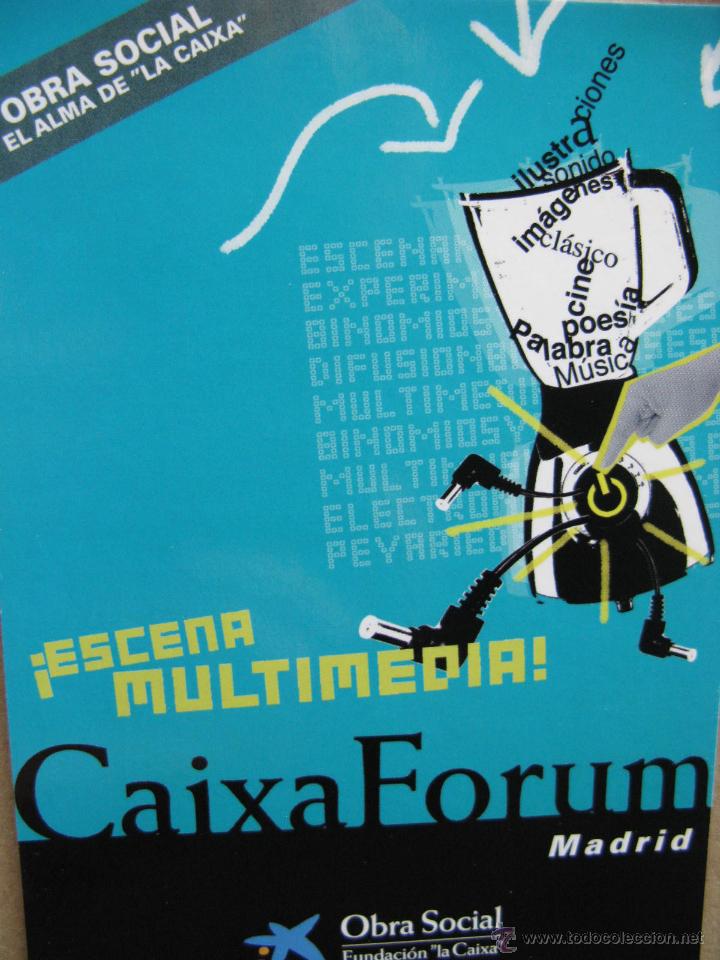 Postales: ESCENA MULTIMEDIA. CAIXA FORUM. MADRID. - Foto 1