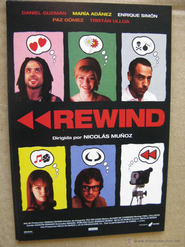 Postales: REWIND DIRIGIDA POR NICOL&Aacute;S MU&Ntilde;OZ. - Foto 1
