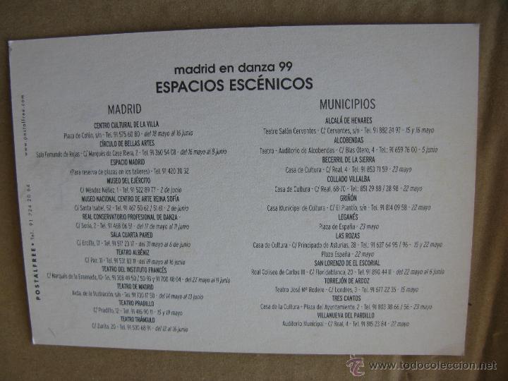 Postales: MADRID EN DANZA 1999. - Foto 2