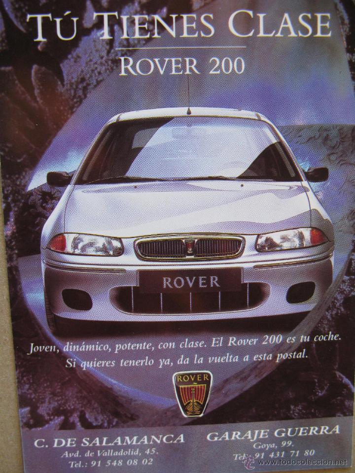 Postales: T&Uacute; TIENES CLASE. ROVER 200. - Foto 1