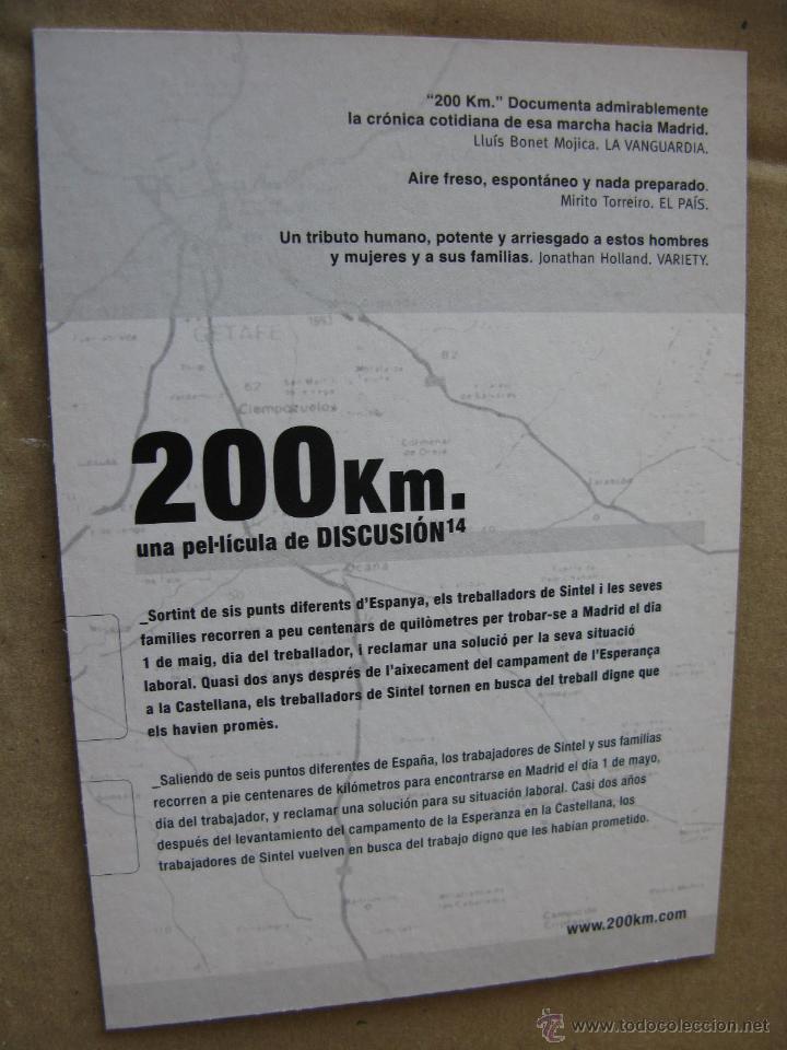 Postales: 200 KM. UNA PELICULA DE DISCUSION. - Foto 2