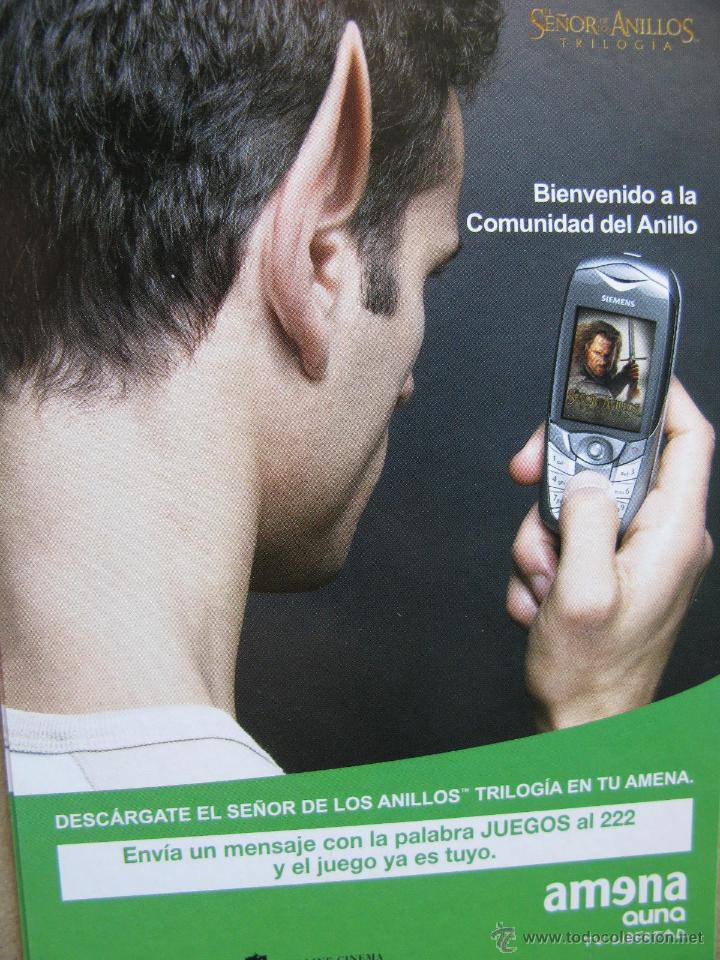 Postales: AMENA. EL SE&Ntilde;OR DE LOS ANILLOS. - Foto 1
